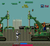 RoboCop for Arcade - Surrounded by two large opponents!