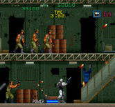 RoboCop for Arcade - Some levels have multiple platforms to climb up...