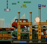 RoboCop for Arcade - There are numerous platforms on some levels to jump on...