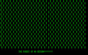 Quest of Yogurt for IBM PC/Compatibles - Welcome to the Forest of No Return.