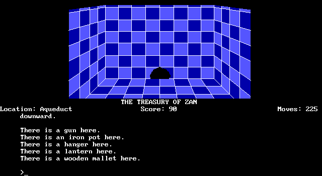 Treasury of Zan, The IBM PC/Compatibles Screenshot: Found my stuff down here...
