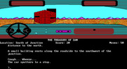 Treasury of Zan, The for IBM PC/Compatibles - Drove that old car until I found this building...