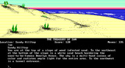Treasury of Zan, The for IBM PC/Compatibles - A sandy hilltop...