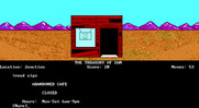 Treasury of Zan, The for IBM PC/Compatibles - The abandoned cafe is closed.