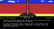 Treasury of Zan, The for IBM PC/Compatibles - Location: Tall construct.