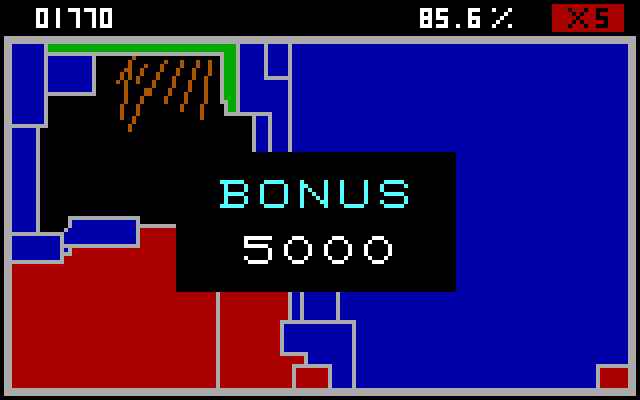 Styx IBM PC/Compatibles Screenshot: Bonus points for completing a level.