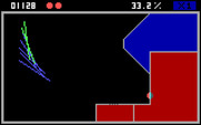 Styx for IBM PC/Compatibles - Gameplay; note the diagonal walls.