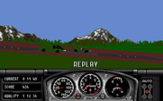 Race Drivin' for Amiga - Here's a replay of me almost crashing into another car...