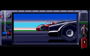 Race Drivin' for Amiga - Intro...racers closeup.