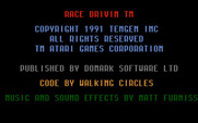 Race Drivin' for Amiga - Title screen 2.