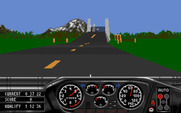 Race Drivin' for Amiga - A draw bridge ahead...