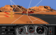Race Drivin' for Amiga - I went off road and crashed...