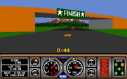 Hard Drivin' for Amiga - The finish line!