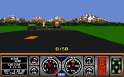 Hard Drivin' for Amiga - Racing...