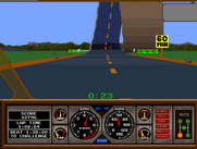 Hard Drivin' for Arcade - Make sure you have enough speed for the loop!