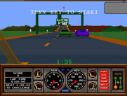 Hard Drivin' for Arcade - Ready to begin the game!