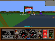 Hard Drivin' for Arcade - I didn't reach the checkpoint.