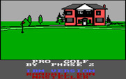Pro Golf for IBM PC/Compatibles - Title screen.