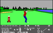 Pro Golf for IBM PC/Compatibles - Almost to the green...