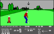 Pro Golf for IBM PC/Compatibles - In the fairway on hole 6...