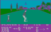 Pro Golf for IBM PC/Compatibles - Hole 8, a 450 yard par 4...