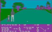 Pro Golf for IBM PC/Compatibles - Arrived at the first hole.