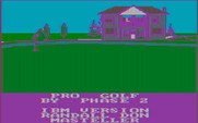Pro Golf for IBM PC/Compatibles - Title screen.