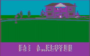 Pro Golf for IBM PC/Compatibles - The main game menu.