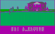 Pro Golf for IBM PC/Compatibles - The main game menu.