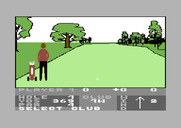 Pro Golf for Commodore 64 - Arrived at the first tee...