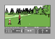 Pro Golf for Commodore 64 - My golfer walks to the ball...