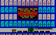 Amarillo Slim's Real Poker: 5 Card Stud for IBM PC/Compatibles - The main game menu.