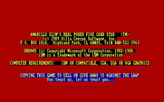 Amarillo Slim's Real Poker: 5 Card Stud for IBM PC/Compatibles - Title screen.
