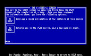 Amarillo Slim's Real Poker: 5 Card Stud for IBM PC/Compatibles - Statistics help screen.