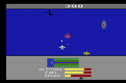 River Raid II for Atari 2600 - First you'll fight enemy planes, helicopters, and more over the ocean...