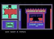 Hotel Alien for Atari 8-bit - I need a token in order to play games in the arcade.