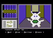 Hotel Alien for Atari 8-bit - Time for a color matching game!