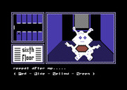 Hotel Alien for Commodore 64 - Follow the colors to earn a bonus!