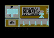 Hotel Alien for Commodore 64 - You wanna sandwich?