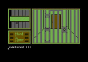 Hotel Alien for Commodore 64 - Captured for ignoring the sign about not going on the roof!