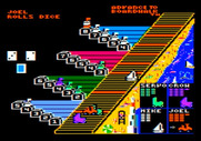 Advance to Boardwalk for Apple II - Computer player rolls the dice...