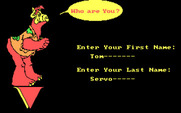 ALF's U.S. Geography for IBM PC/Compatibles - First, enter your name...