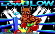 Low Blow for IBM PC/Compatibles - Title screen.