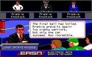 Low Blow for IBM PC/Compatibles - Frankie wins this time!