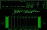 Armchair Quarterback for IBM PC/Compatibles - Game start.