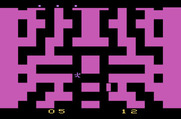 Entombed for Atari 2600 - The maze patterns start to become trickier...