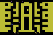 Entombed for Atari 2600 - Watch out for opponents in the maze...