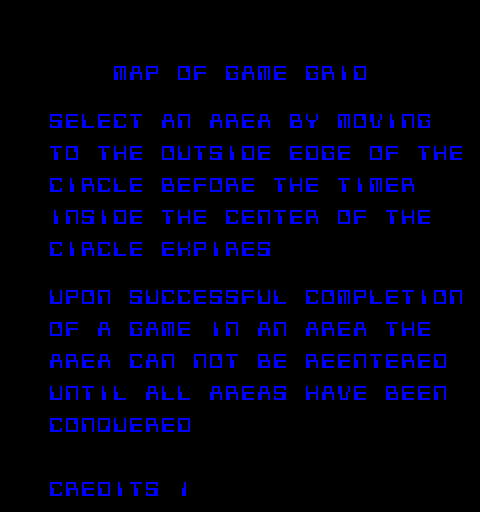 TRON Arcade Screenshot: Game instructions, part 2.