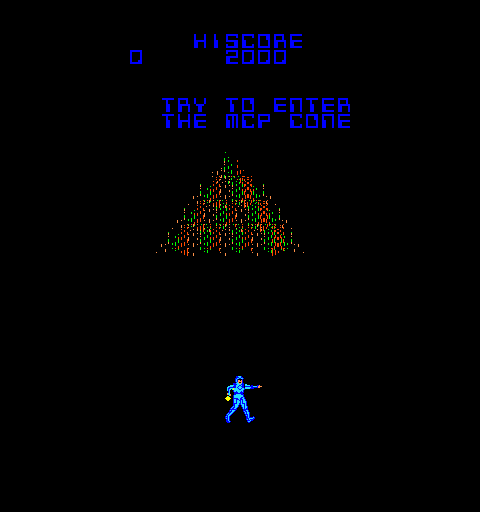 TRON Arcade Screenshot: MCP game instructions.