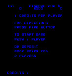 TRON for Arcade - Coin inserted...press button for instructions, or 1 player to start.